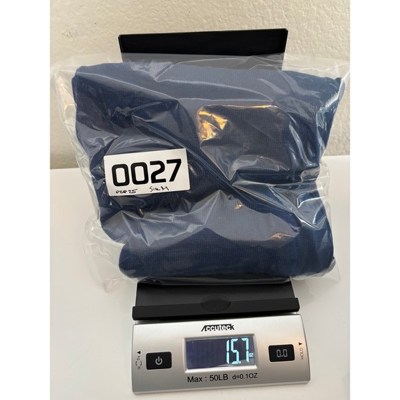 NWT Karen Kane Sweater Cardigan Cashmere Blend Blue w/ White Shirt Hem Size Med - Picture 7 of 9